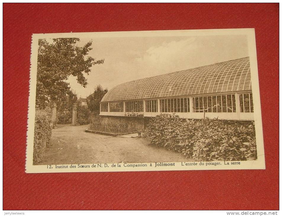 JOLIMONT  - Etablissement Des Soeurs De Notre Dame De La Compassion -  L´entrée Du Potager . La Serre - La Louvière