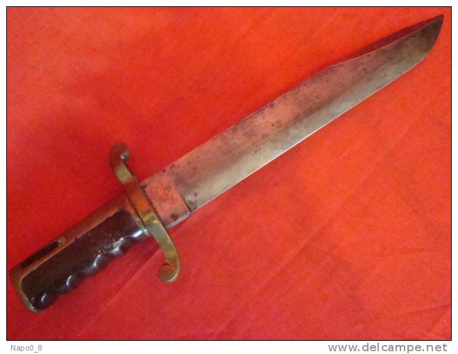 Baionnette U.S.A  "Dahlgren " Pour Fusil De Marine Mle 1861 Sans Fourreau - Knives/Swords