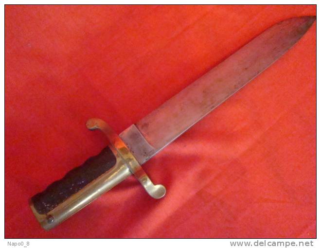 Baionnette U.S.A  "Dahlgren " Pour Fusil De Marine Mle 1861 Sans Fourreau - Knives/Swords