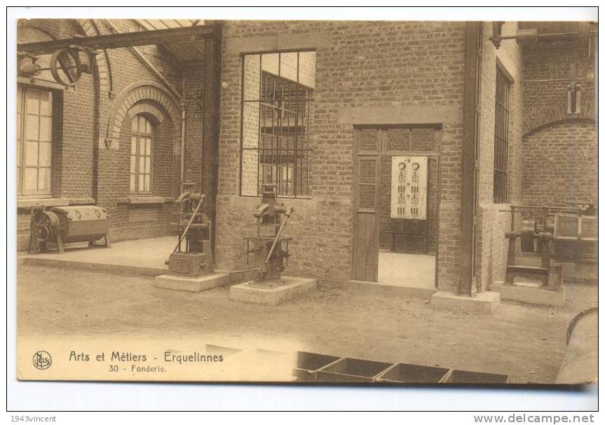 C 7421 - ERQUELINNES - BELGIQUE  - Fonderie - Belle CPA  - Trés Rare - - Erquelinnes