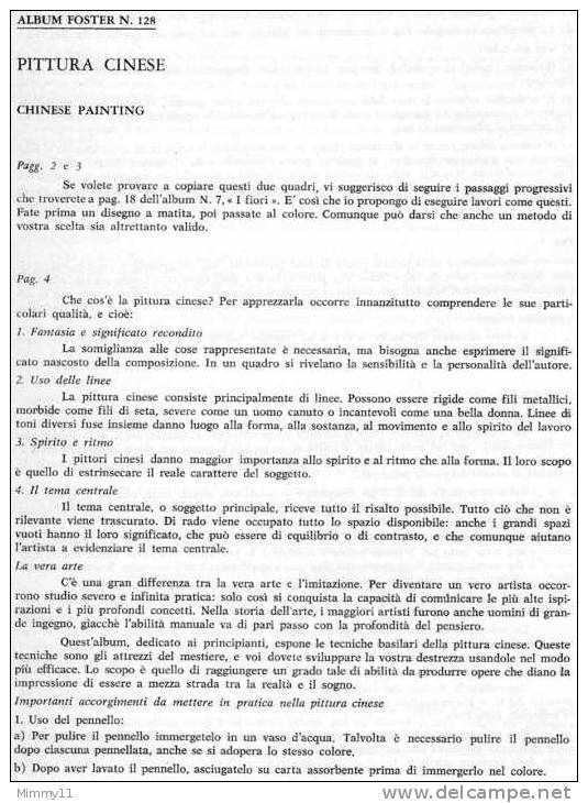 DIPINGERE - Dalla California.......compresa Traduzione In Italiano - CHINESE PAITING  - W.Foster....n°128 - Otros & Sin Clasificación