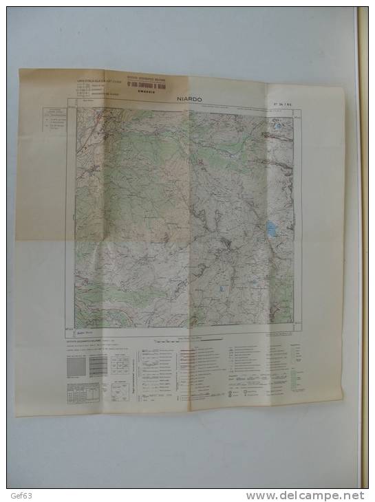 Carta D'Italia - Niardo - Cartes Topographiques