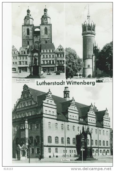 Lutherstadt Wittenberg :Turm,Rathaus,Stadtkirche.. - Wittenberg