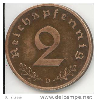 Germany / 2 Reichspfennig / 1937 - 2 Reichspfennig