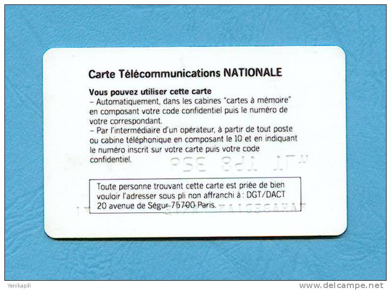 * ( 1850 ) * - Carte Télécommunications NATIONALE - *** EC *** - ( Voir Scan ) -  Cartes Pastel   