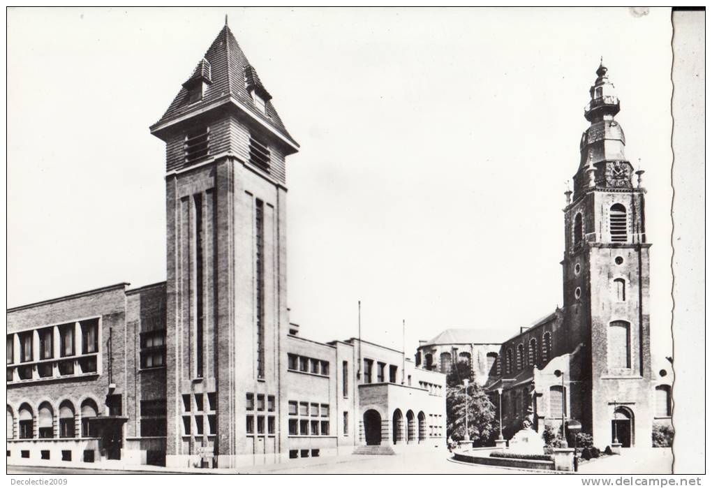 BR19185 Hotel De Ville  Leuze Collegiale Saint Pierre    2 Scans - Leuze-en-Hainaut