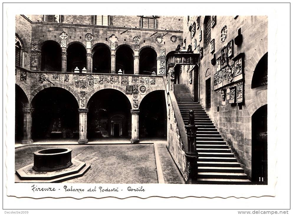 BR19262 Firenze  Palazzo Del Podesta    2 Scans - Firenze