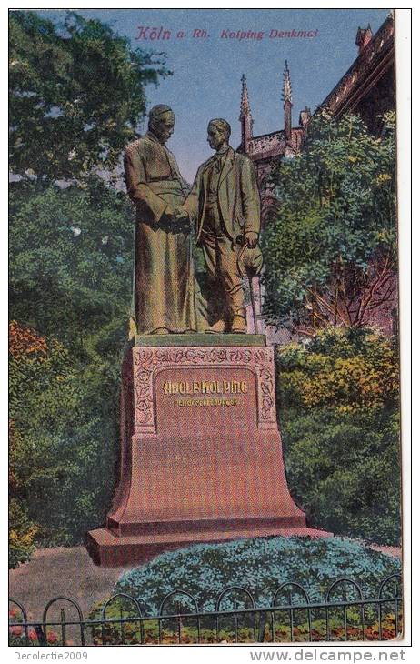 BR35643  Koln A Rh Kolping Denkmal    2 Scans - Koeln