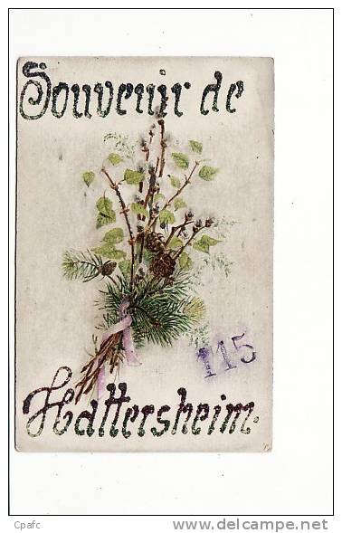 Allemagne - Souvenir De Hattersheim / Tampon "115" Régiment Militaire ? - Hattersheim