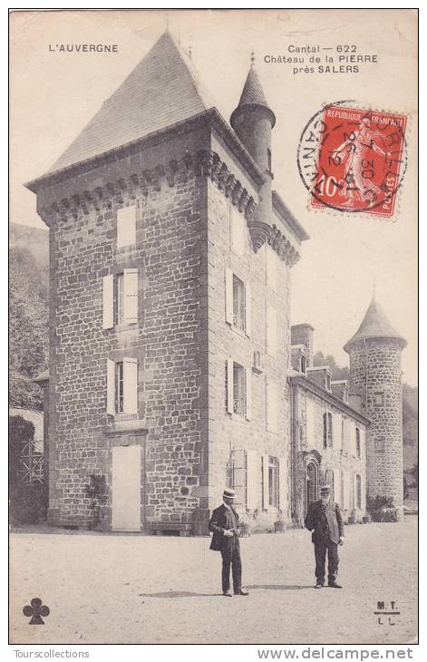 CPA 15 @ SAINT PAUL DE SALERS @ Château De La Pierre En 1912 @ - Autres & Non Classés