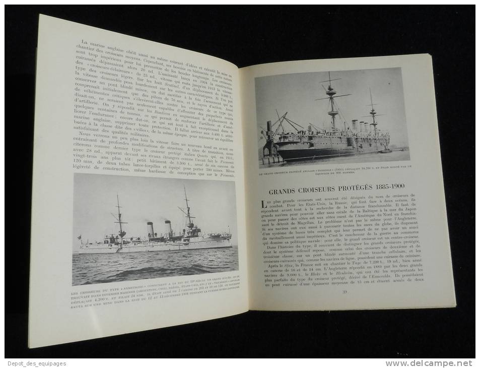 JOLI LIVRE : FREGATES ET CROISEURS  1948   à Voir . ....!! - Barcos