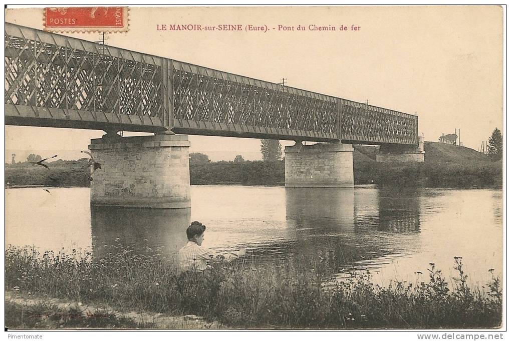 LE MANOIR SUR SEINE PONT DU CHEMIN DE FER - Le Manoir