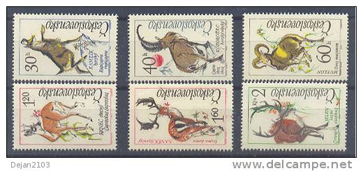 Czechoslovakia Fauna Deers 1963 MNH ** - Neufs