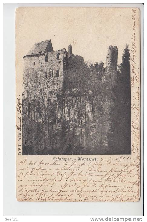 B 4850 BLEYBERG - MORESNET, Burg Schimper 1901 - Plombières