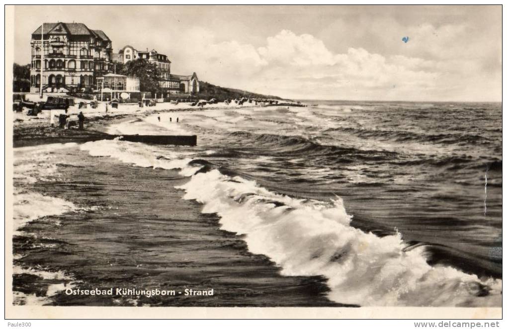 Kühlungsborn - Strand 1954      L8 - Kühlungsborn