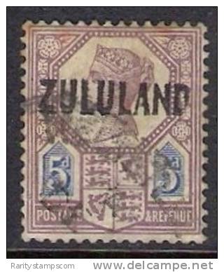 ZULULAND 1888 5d N&ordm; 7 - Autres & Non Classés