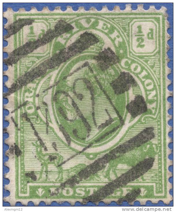 Orange River Colony, 1/2 P. 1903, Scott #61, Used - Orange Free State (1868-1909)