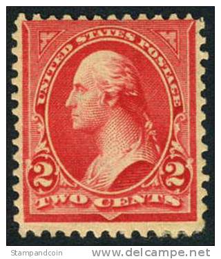 US #279B Mint Hinged 2c Washington From 1899 - Unused Stamps