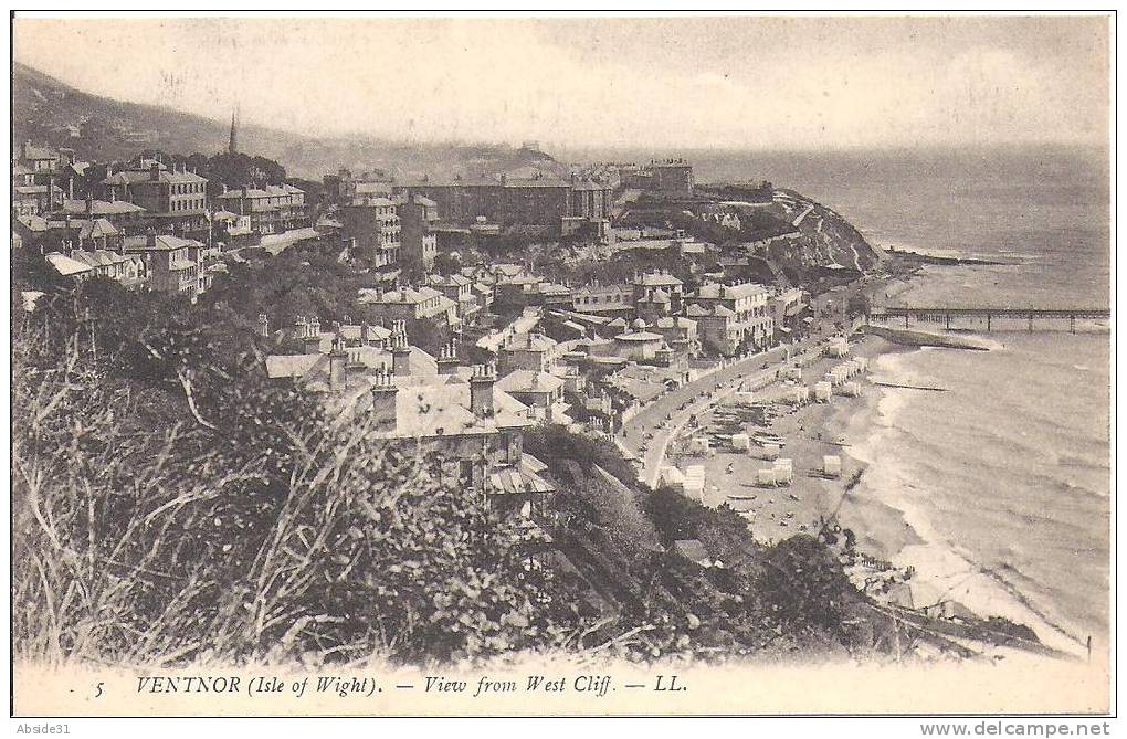 ISLE OF WIGHT - Ventnor - View From West Cliff - Ventnor