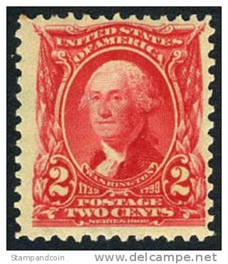 US #301 Mint Hinged 2c Washington From 1903 - Nuevos