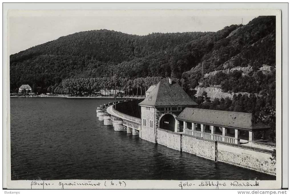 == DE  1951 Edersee Talsperre , Mit Landpoststempel - Edersee (Waldeck)