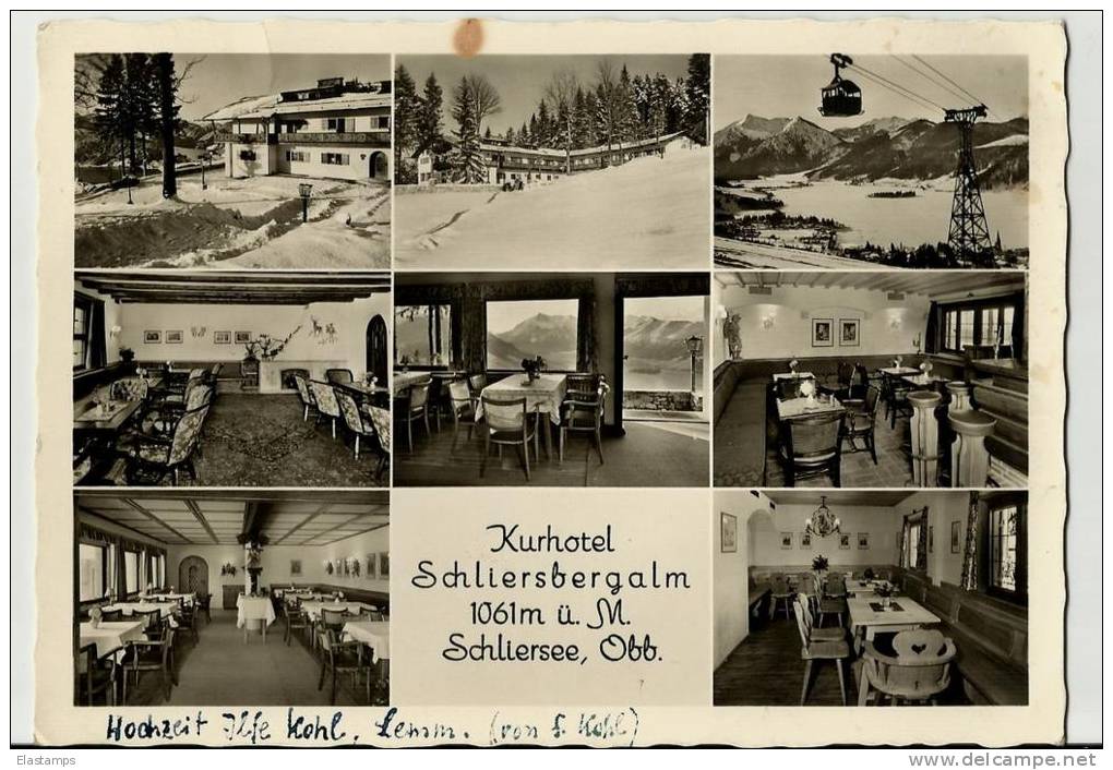 == DE 1954  Schlliersbergalm Hotel Winter - Schliersee