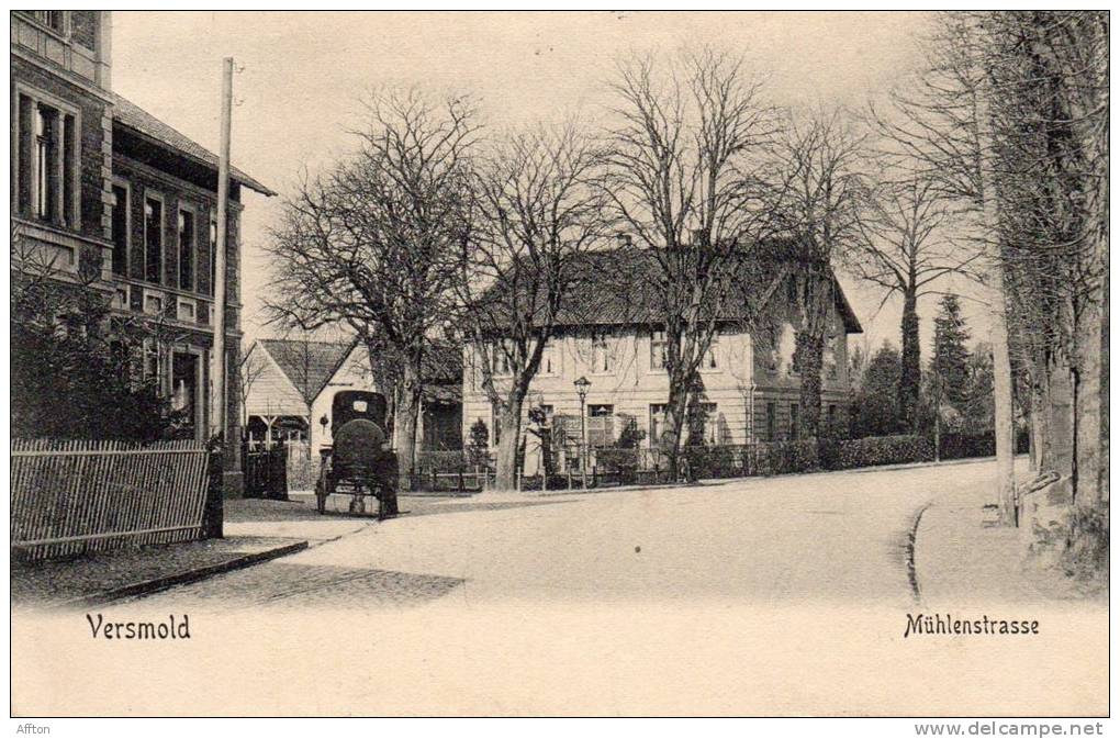 Versmold Muhlenstrasse 1900 Postcard - Versmold