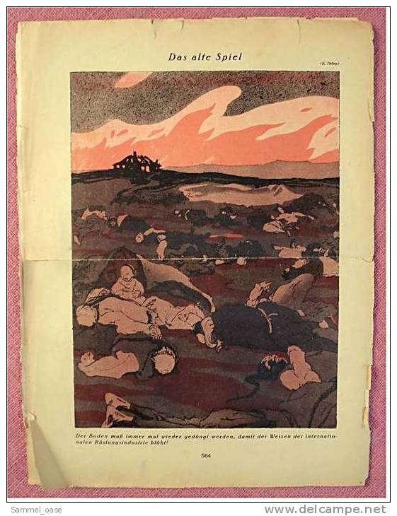 Zeitschrift Simplicissimus 21.2. 1932  -  Deutschland , Frankreich Und Die Abrüstung - Other & Unclassified