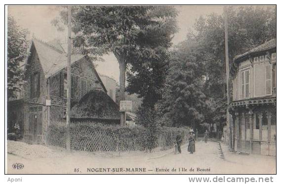 NOGENT SUR MARNE (entee De.. L'ile De Beaute ) - Nogent Sur Marne