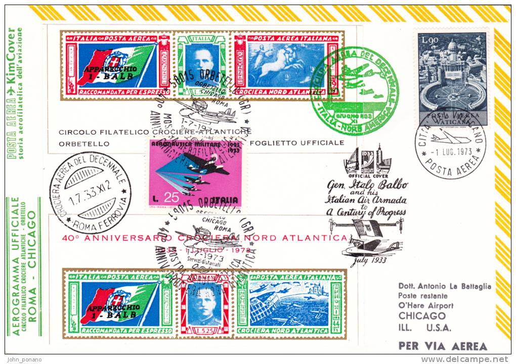 [W] Enveloppe Commémorative Offcial Cover Aviation Oblitération Spéciale Special Cancellations - Other (Air)