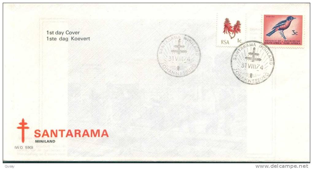 TB Tubercolosis Association, Bird Flower   , South Africa FDC - Storia Postale