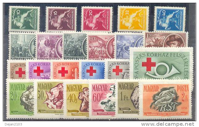Hungary Red Cross,deers 4 Complete Series MNH ** - Ungebraucht