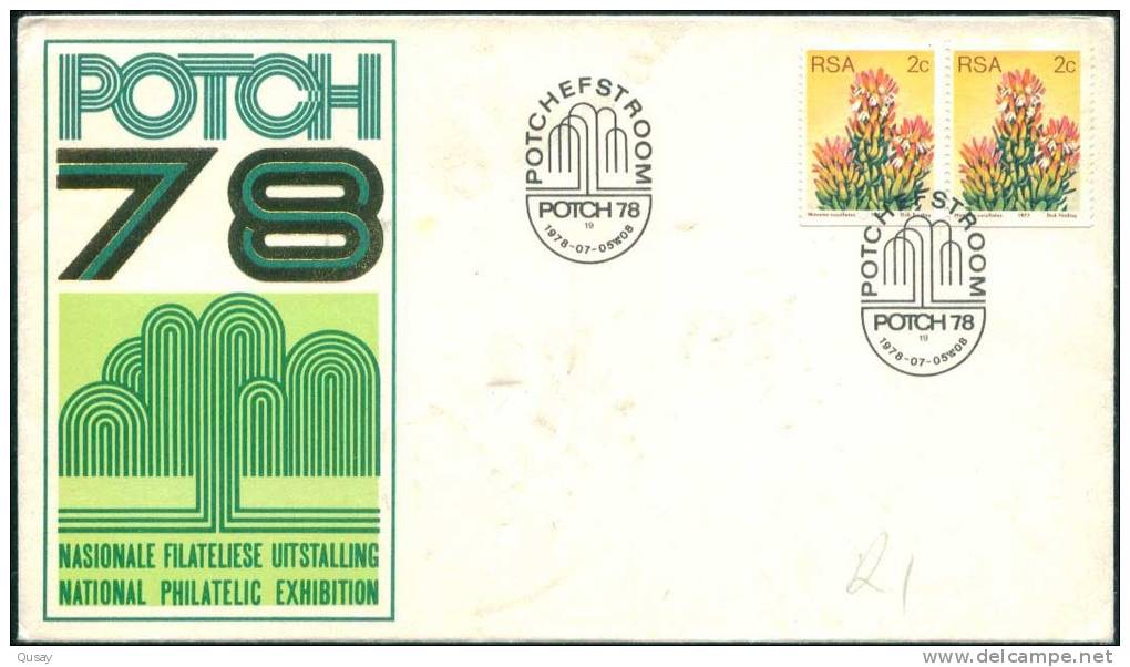 National Philatelic Exhibition    , South Africa FDC 1978 - Covers & Documents