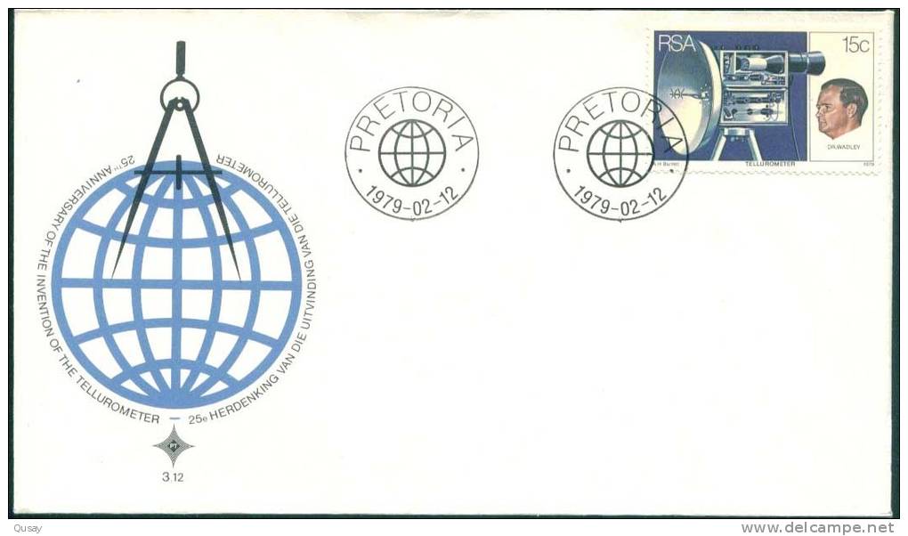 Tellurometer  Microwave Electronic Distance Measurement Equipment , Michel 552  , South Africa FDC 1978 - Covers & Documents