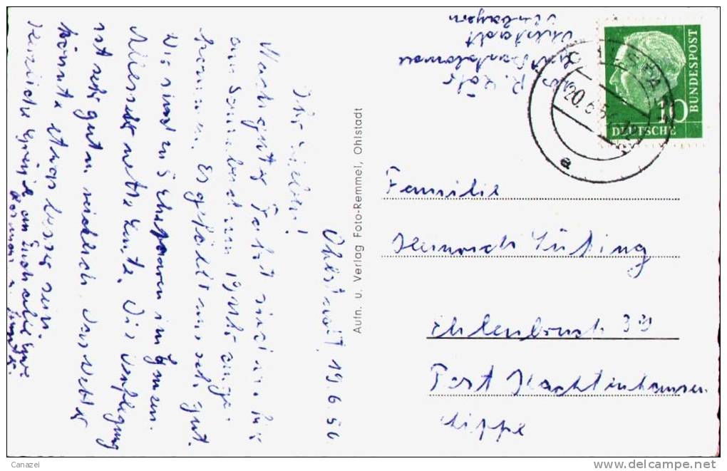 AK Ohlstadt Mit Zugspitze, Gel 1956 - Zugspitze