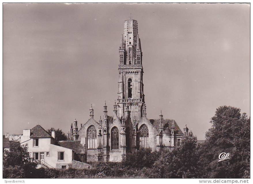 20902 LAMPAUL-GUIMILIAU  (29 France Bretagne ) Abside De L'Eglise Et Le Clocher _18 Cap Cpsm Grand Format - Eglises Et Cathédrales