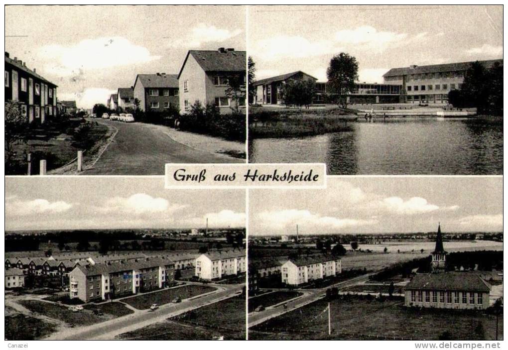 AK Harksheide, Gel 1962 - Norderstedt