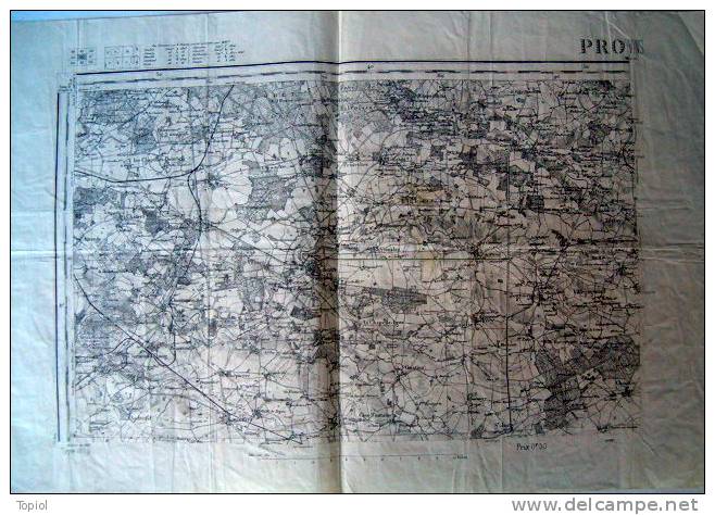 PROVINS  1902 1/80000   54x34,5 - Topographische Kaarten