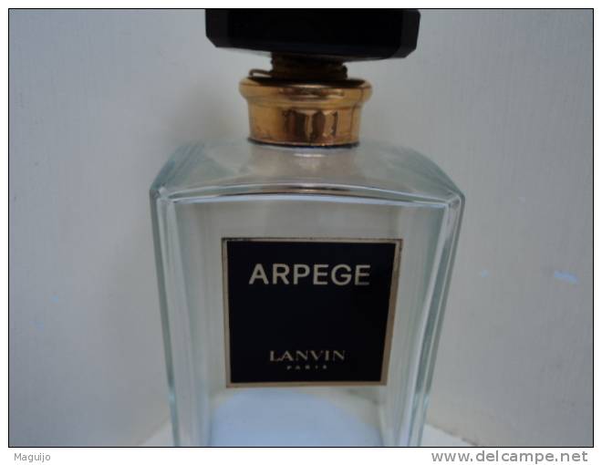 LANVIN " ARPEGE" FLACON ( PAS VAPO) 12,5 CM BC INCLUS  LIRE ATTENTIVEMENT  & VOIR !! - Miniatures Femmes (sans Boite)