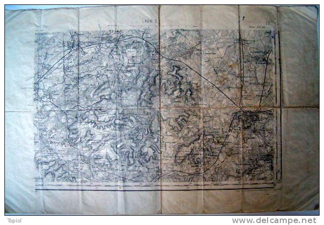 LAON S.E  1903 1/80000   54x34,5 - Topographical Maps