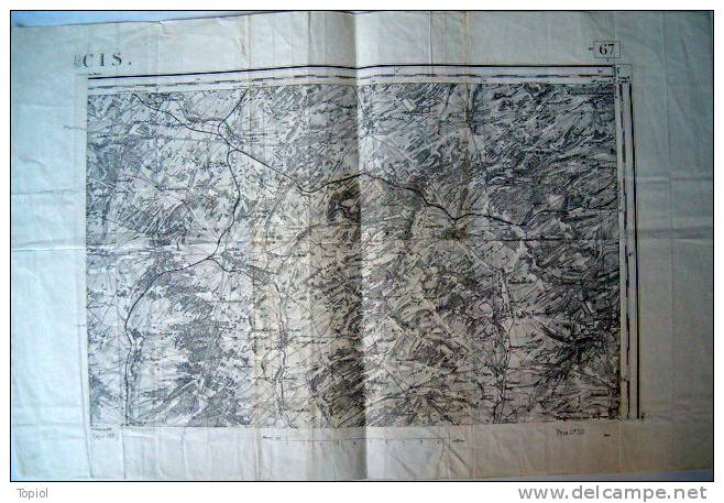 ARCIS  1901  1/80000   54x34,5 - Topographical Maps