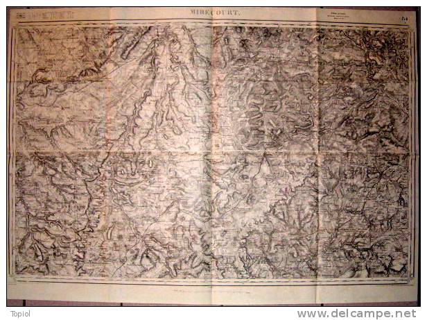 MIRECOURT  1913 1/80000  86x60 - Topographische Karten