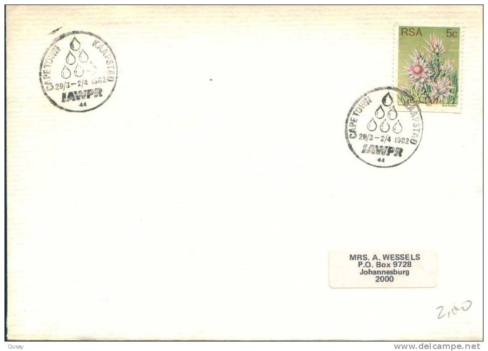 Flower  , South Africa FDC 1982 - Lettres & Documents