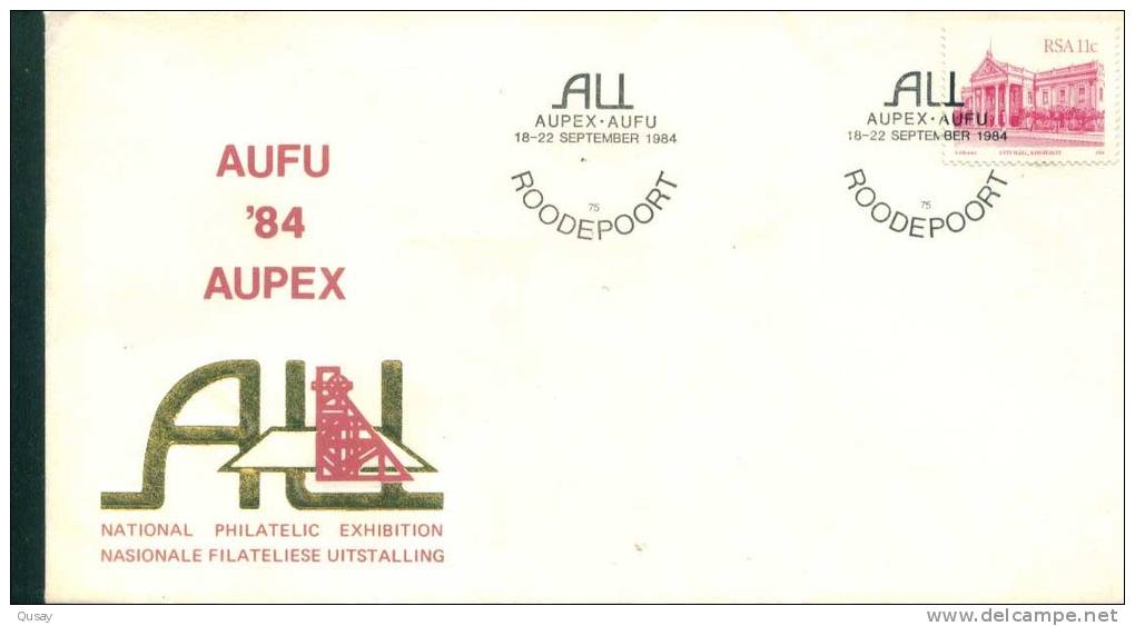 National Philatelic Exhibition , South Africa FDC 1984 - Lettres & Documents