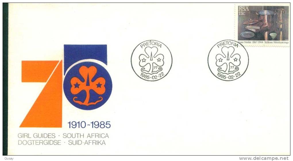 Girl Guides , South Africa FDC 1984 - Briefe U. Dokumente