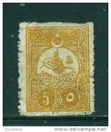 TURKEY - 1908 Issues 5pa Used As Scan - Used Stamps