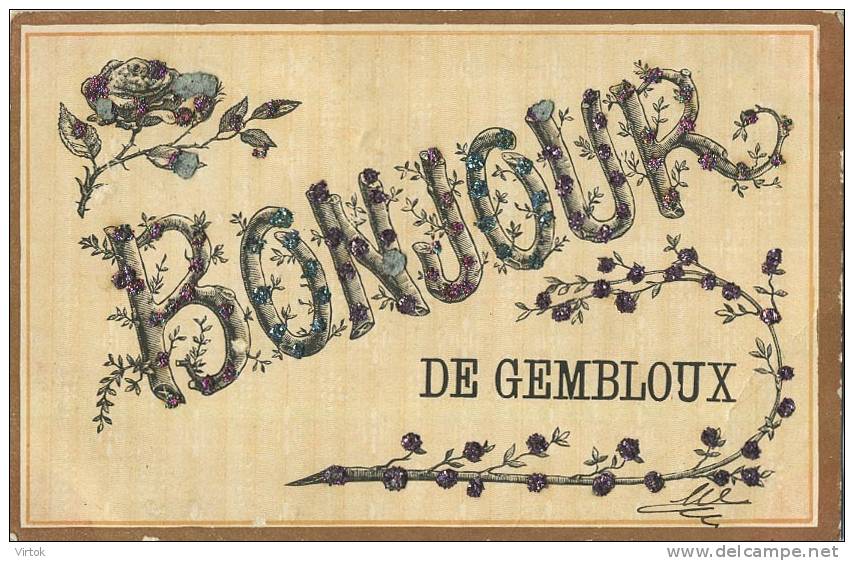 Gembloux :  Bonjour  ( Ecrit Avec Timbre 1 Cent ) - Gembloux