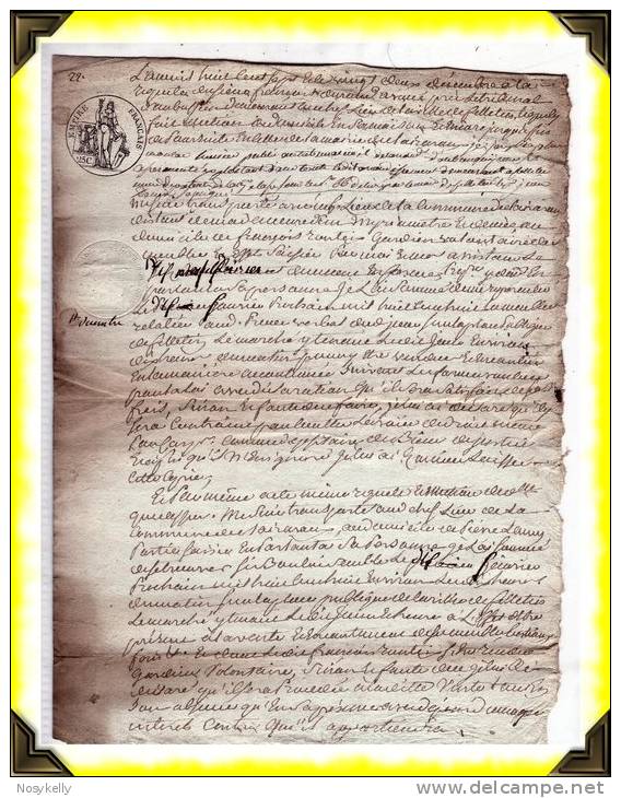 1807  -   Certicat Fait à Felletin   -  23 Creuse - Manoscritti
