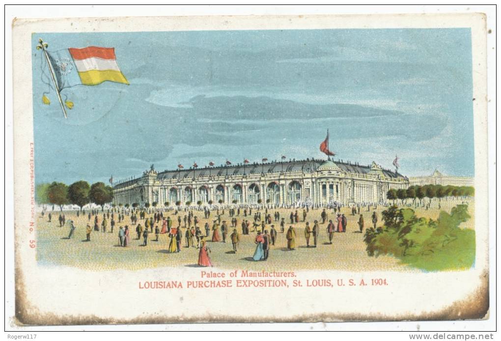 Palace Of Manufacturers Louisiana Purchase Exposition, St. Louis, U.S.A. 1904 - Tentoonstellingen