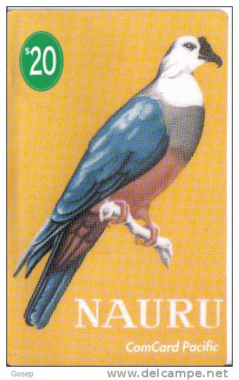 Nauru-owl-$20-(cp004)-used Card+2 Card Prepiad Frree - Nauru